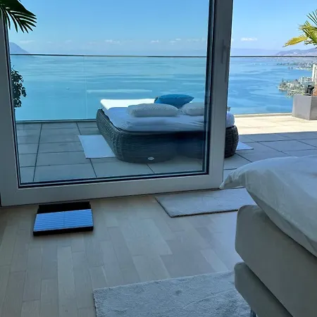 Vue Epoustouflante A Montreux Veytaux