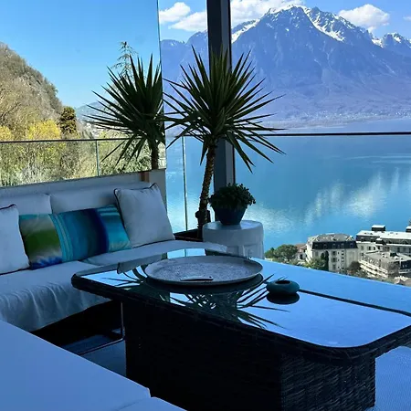 Vue Epoustouflante A Montreux * Veytaux