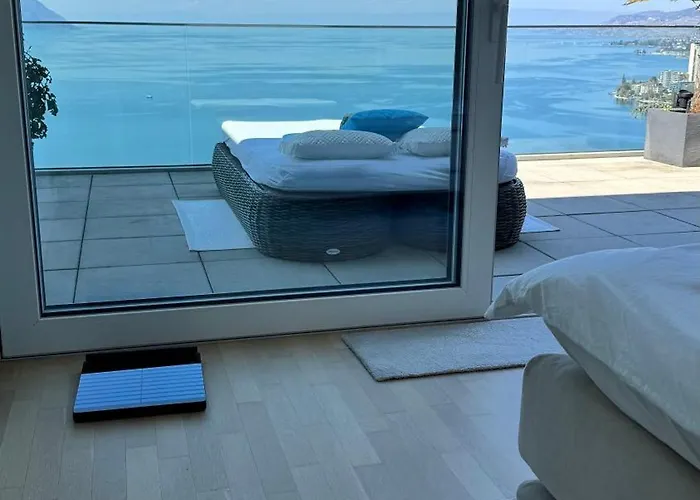 Vue Epoustouflante A Montreux Veytaux